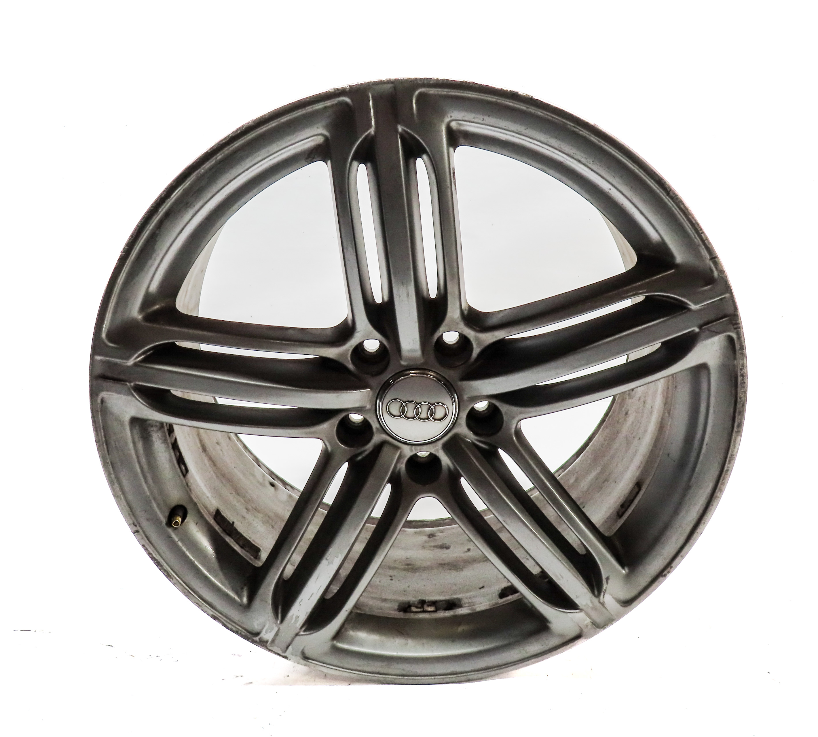 10-15 AUDI Q7 (4L) 21x10  ALUMINUM ALLOY 5 TRIPLE 15-SPOKE WHEEL RIM (OPT: C7F) — exact item pictured